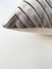 Velvet Cushion Cover Without Filler, Modern Throw Pillow Cover, Pillow Insert Not Include, For Sofa, Living Room - Grey - View 2