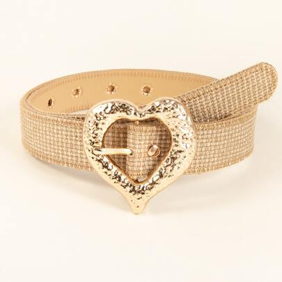 Heart Buckle Belt