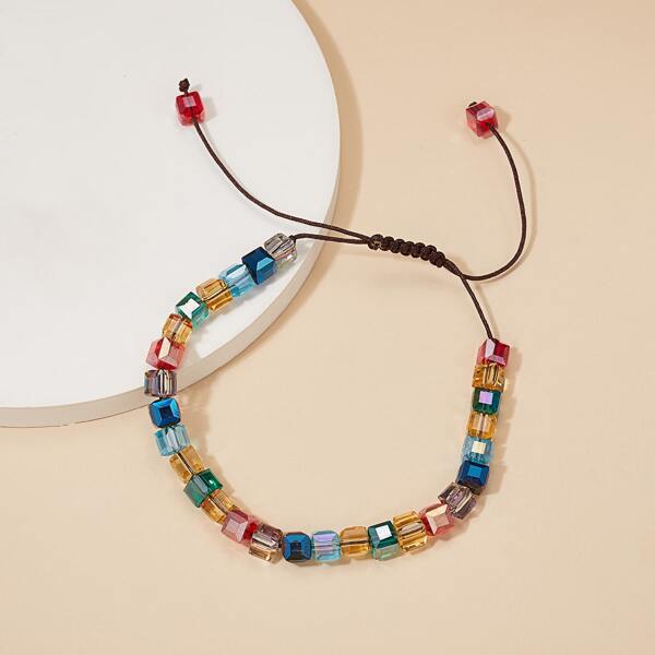

Bead Decor Bracelet, Multicolor