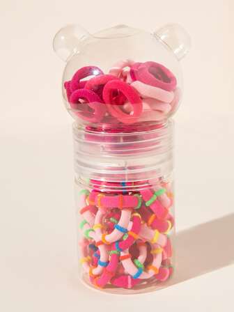 60pcs Simple Hair Tie