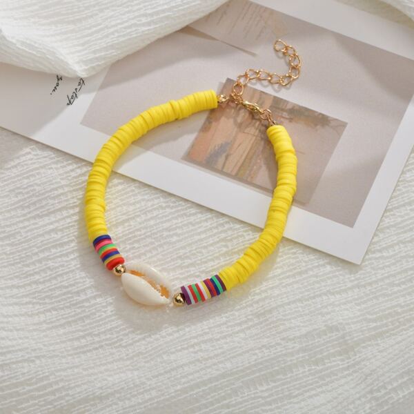 

Shell Decor Bracelet, Yellow