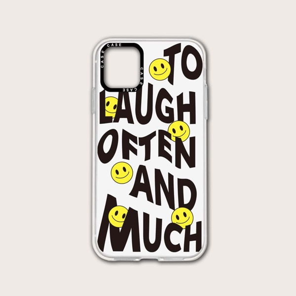 

Letter Graphic Phone Case, Multicolor
