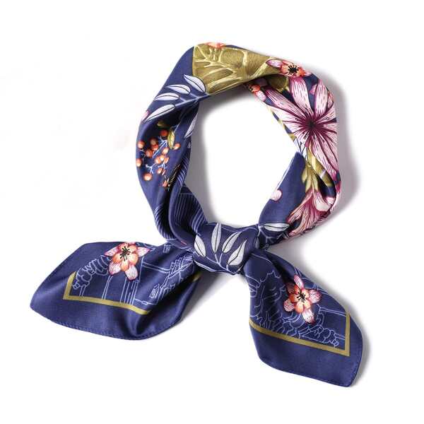 

Flower Print Bandana, Multicolor