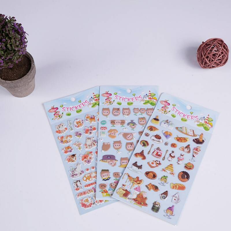 

1sheet Cartoon Animal Random Sticker, Multicolor