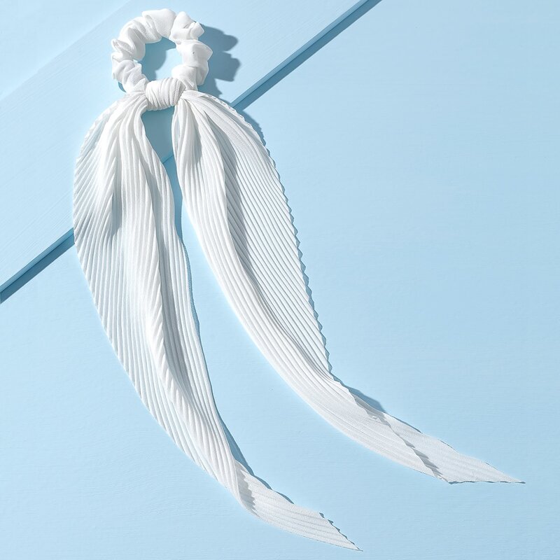 

Solid Hair Tie, White