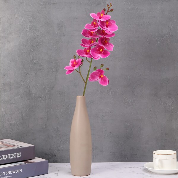 

1branch Artificial Phalaenopsis, Hot pink