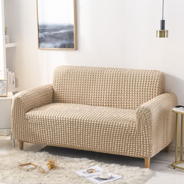 

Solid Color Stretchy Sofa Cover, Khaki