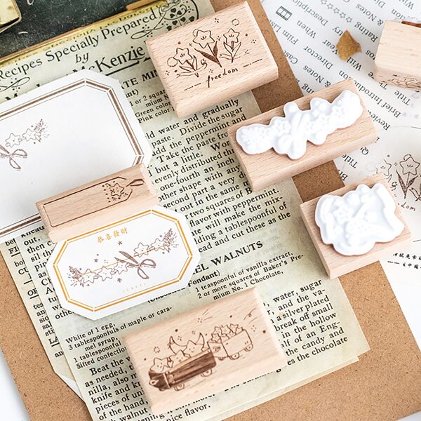 

1pc Mixed Pattern Random Stamp, Multicolor