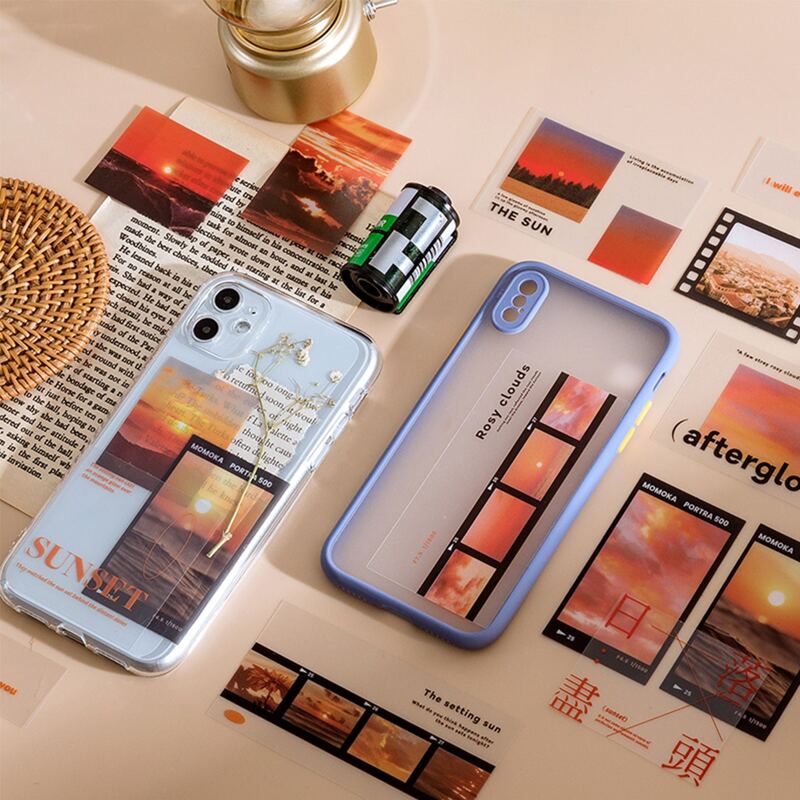 

45pcs Scenery Pattern Sticker, Multicolor
