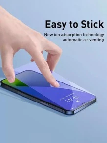 3 件装全屏护眼膜适用于 Apple iPhone iPhone 16/16 Plus/16 Pro/16 Pro Max/15/15Pro/15 Plus/15 Pro Max - 淡紫色 - 查看 7