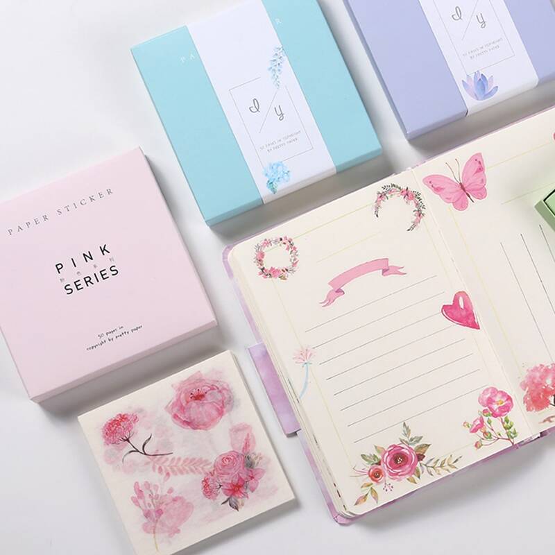 

50pcs Mixed Pattern Random Sticker, Multicolor