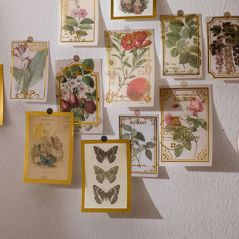 

60pcs Floral Pattern Sticker, Multicolor