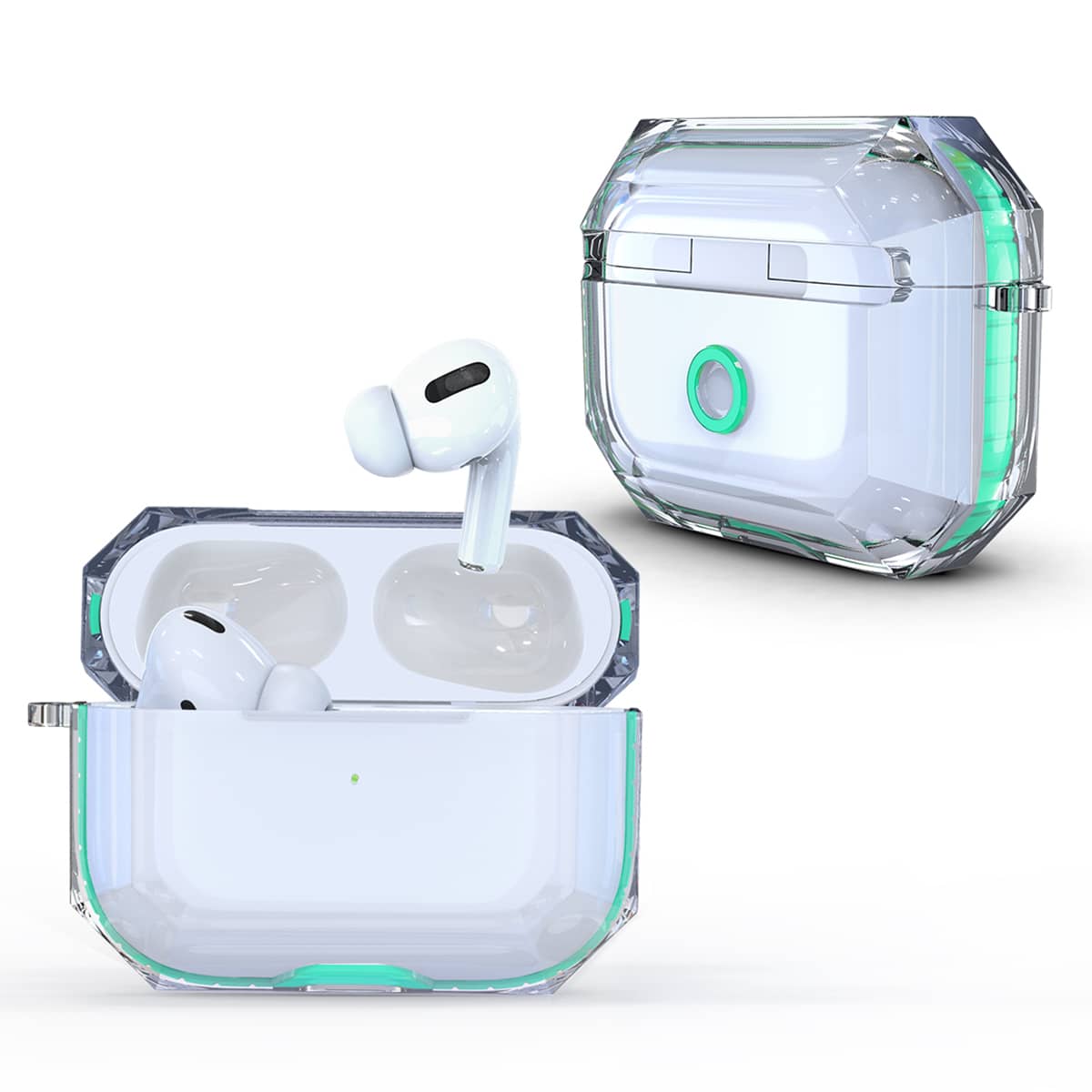 

Clear Anti-fall Case For, Mint green