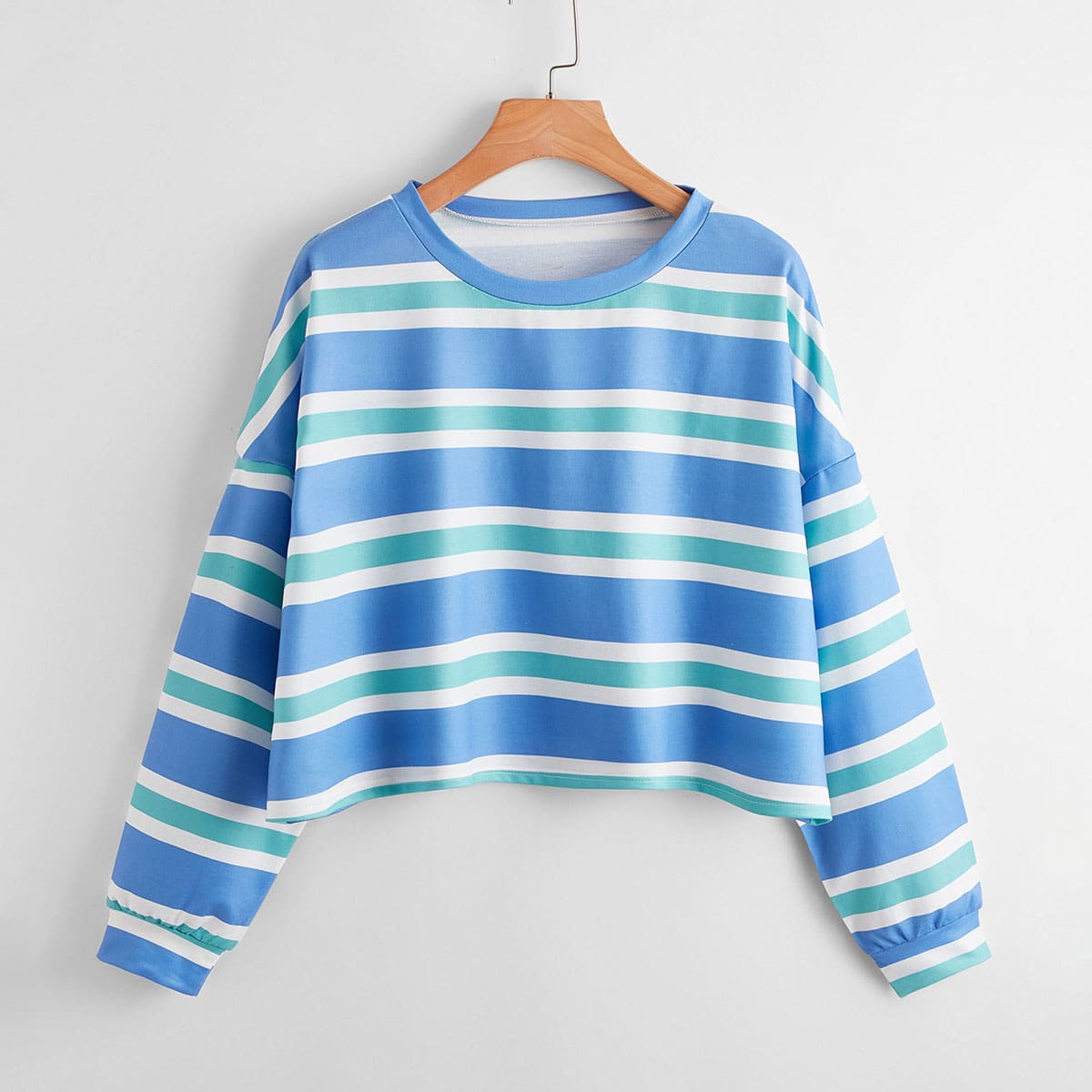 

Striped Crop Tee, Multicolor