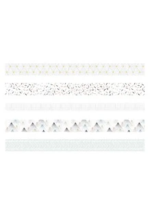 5rolls Graphic Print Washi Tape - Multicolor - View 2