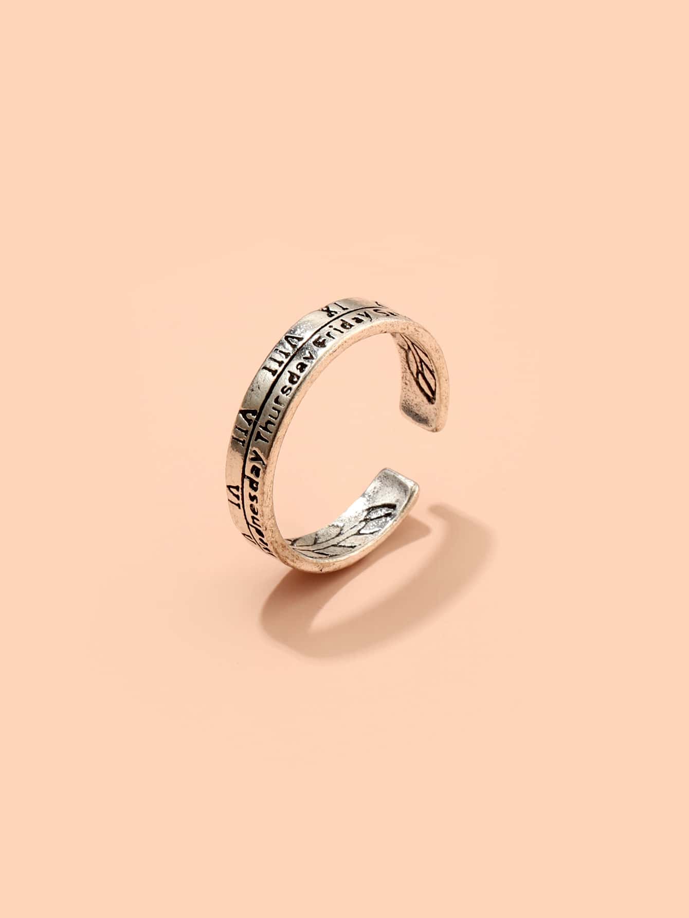 1入組套戒指 - 銀色 - 查看 1