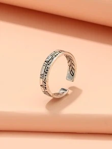 1入組套戒指 - 銀色 - 查看 3