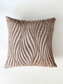 Velvet Cushion Cover Without Filler - Brown - View 1