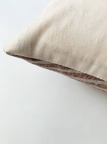 Velvet Cushion Cover Without Filler - Brown - View 2