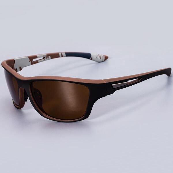 

Men Tinted Lens Polarized Sunglasses, Brown