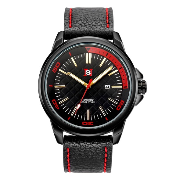 

Men Simple Round Pointer Quartz Watch