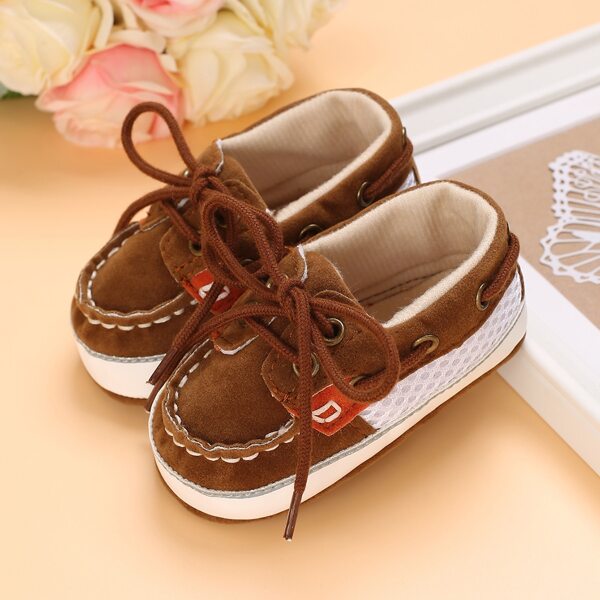 

Baby Boy Lace-up Front Sneakers, Brown