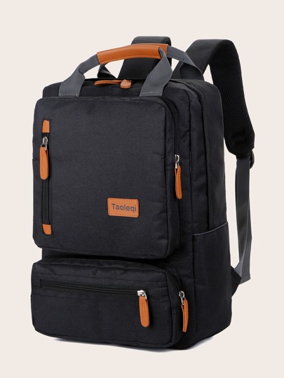 Männer Funktioneller Rucksack mit Buchstaben Grafik