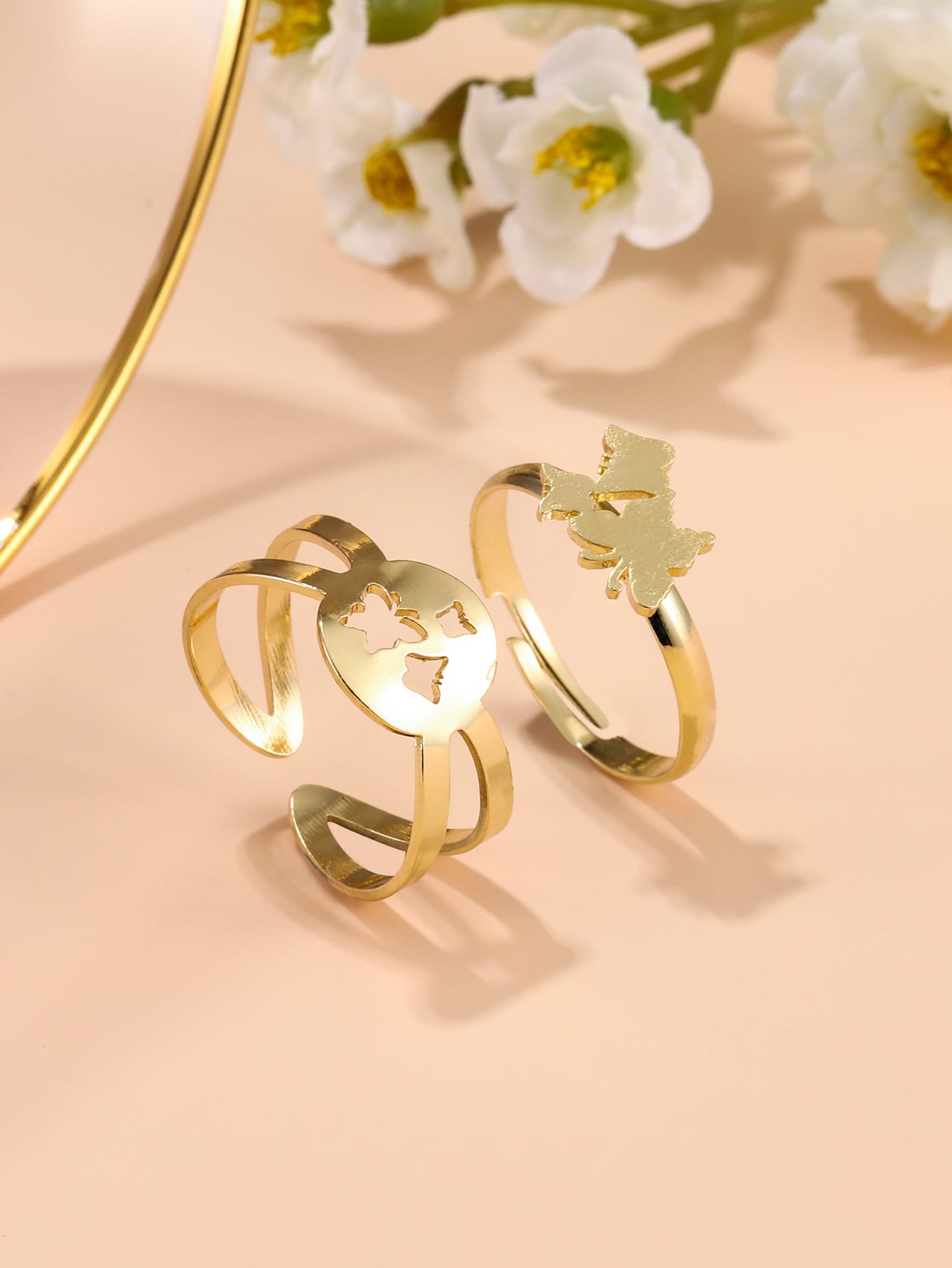 Wedding Rings Shein Couple Rings Shein Couple Rings Butterfly