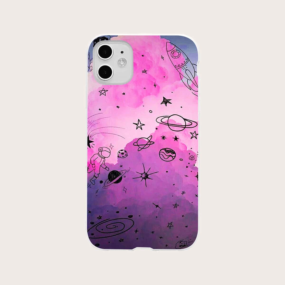

Space Pattern Phone Case, Multicolor