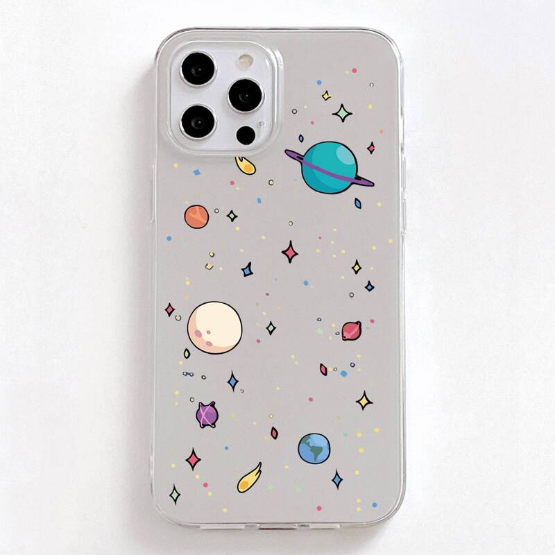 

Cartoon Space Phone Case, Multicolor