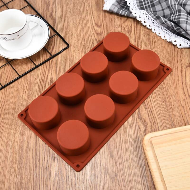 

1pc 8 Hole Cake Mold, Multicolor