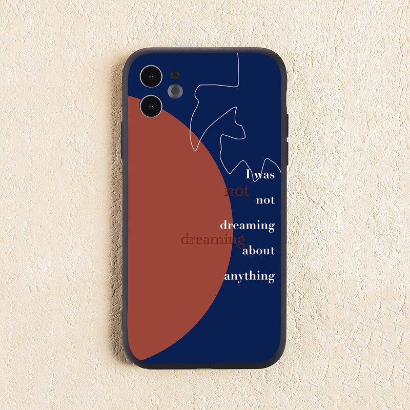 

Letter Graphic Phone Case, Multicolor