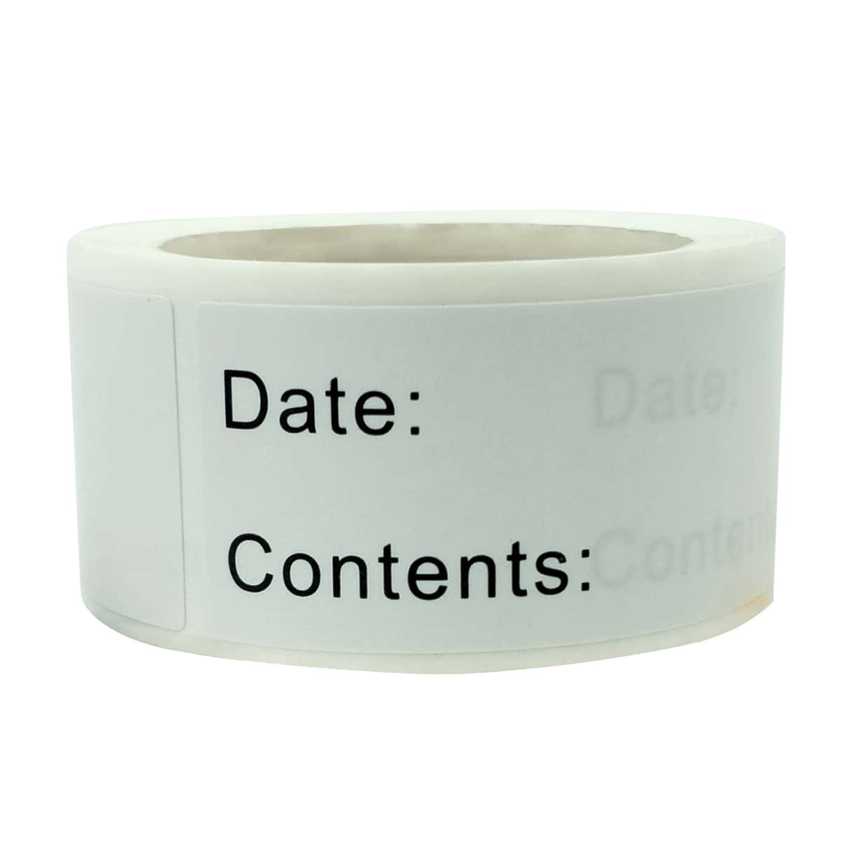 

1roll Letter Graphic Sticker, White