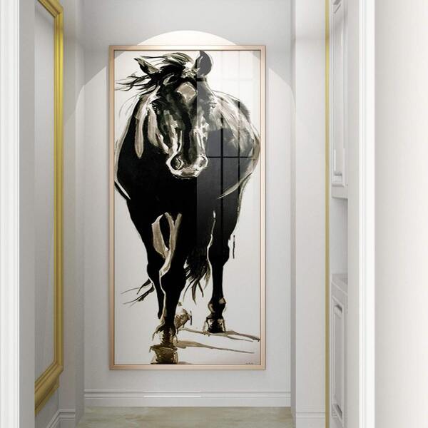 

Horse Print DIY Diamond Unframed Painting, Multicolor