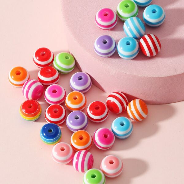 

30pcs Bead DIY Jewelry Accessories, Multicolor