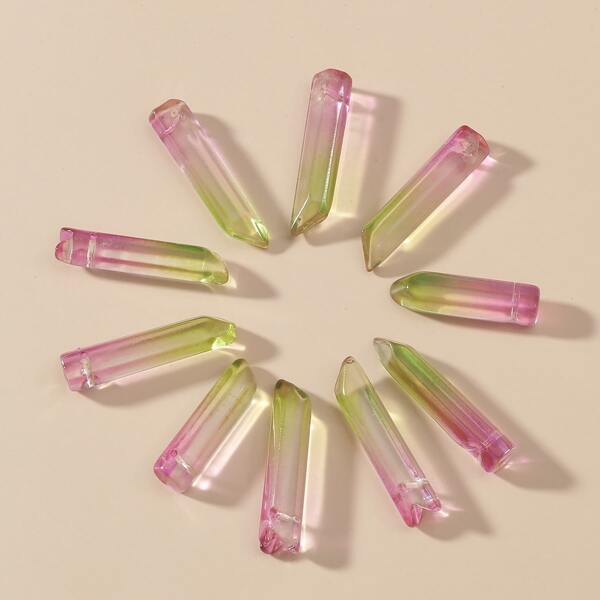 

10pcs Stone DIY Jewelry Accessory, Multicolor