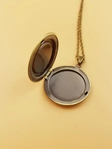 Mở vòng cổ mặt dây chuyền mề đay - Đồng - Xem 3