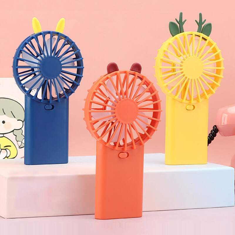 

1pc Random Cartoon Electric Handheld Fan, Multicolor