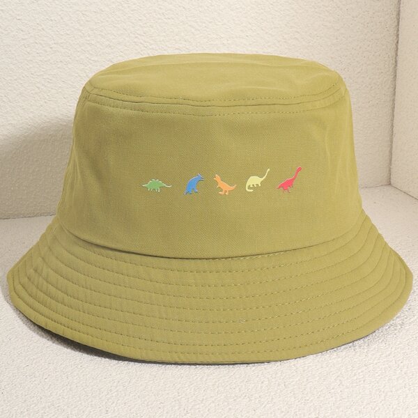 

Animal Print Bucket Hat, Army green