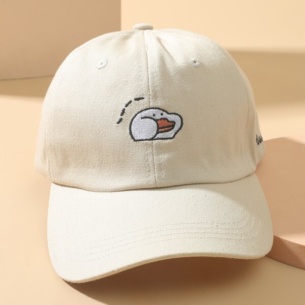 

Embroidery Detail Baseball Cap, Beige