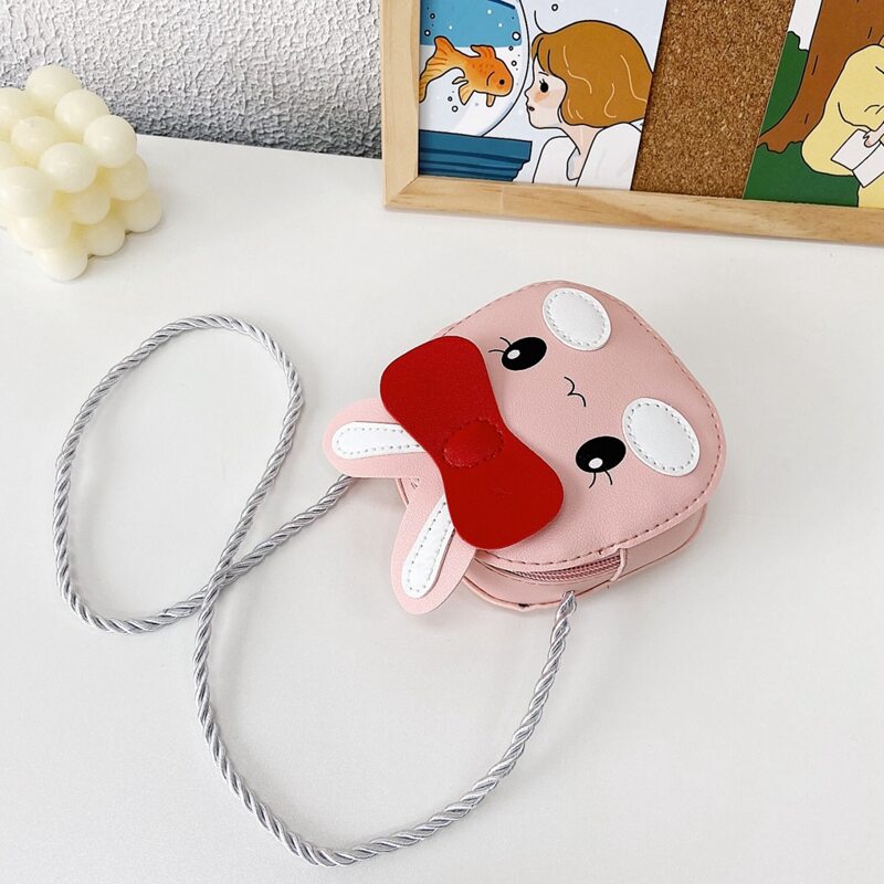 

Mini Cartoon Design Crossbody Bag, Pink