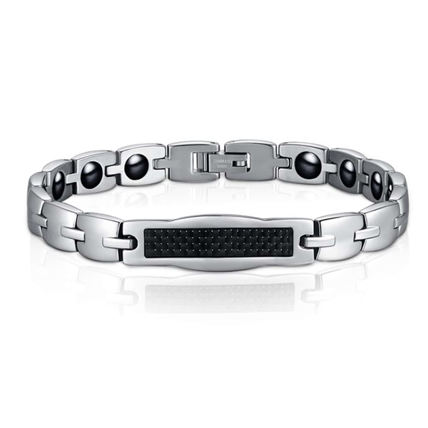 

Men Stainless Steel Bracelet, Silver