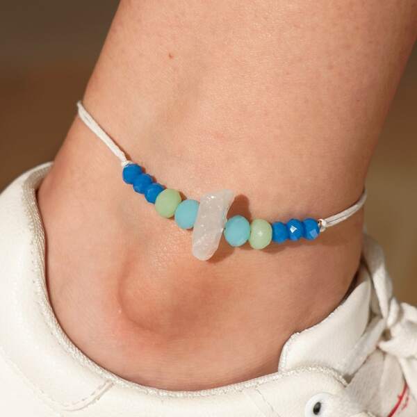 

Crystal Decor Anklet, Multicolor