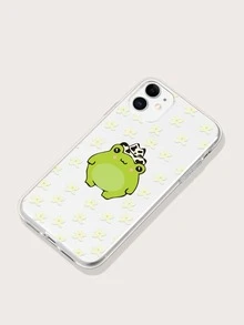 Hộp đựng điện thoại di động in hình con ếch hoạt hình - Trong sáng - Xem 2