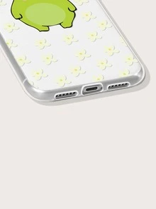 Hộp đựng điện thoại di động in hình con ếch hoạt hình - Trong sáng - Xem 3