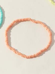 6pcs Beaded Anklet - Multicolor - View 4