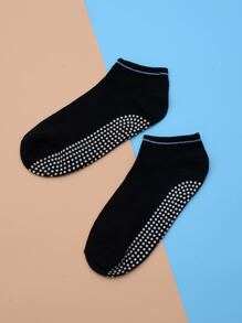 Vớ Yoga chống trượt - màu đen - Xem 1