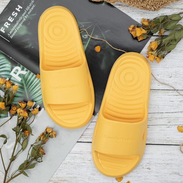

Letter Embossed Slides, Yellow