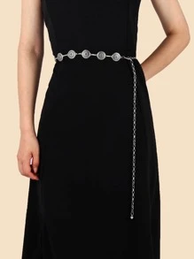 鏤空鏈帶 - 銀色 - 查看 2