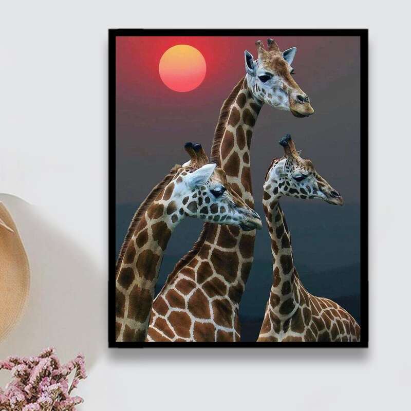 

Giraffe DIY Diamond Painting, Multicolor